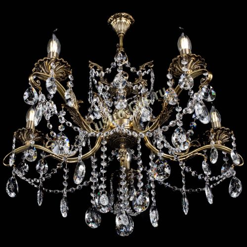 Люстра бронзовая Милана №5/1 звездочка в Ижевске Гусь Хрустальный