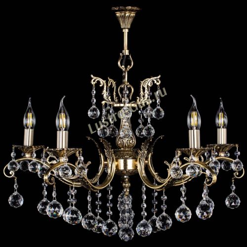 Люстра бронзовая Милана №5/2 шар в Ижевске Гусь Хрустальный