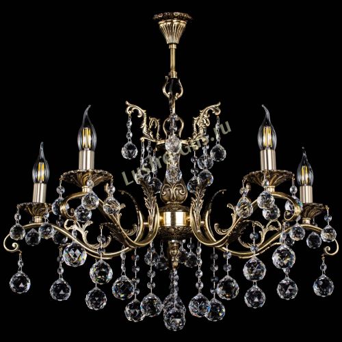 Люстра бронзовая Милана №5/2 шар в Ижевске Гусь Хрустальный