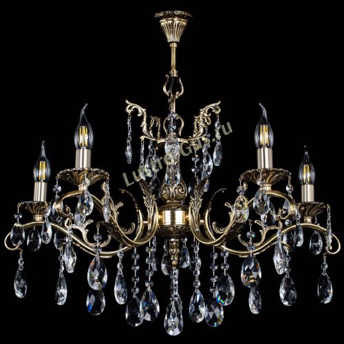 Люстра бронзовая Милана №5/2 журавлик в Ижевске Гусь Хрустальный