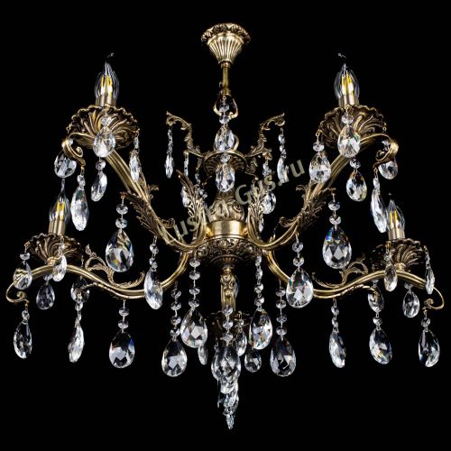 Люстра бронзовая Милана №5/2 журавлик в Ижевске Гусь Хрустальный