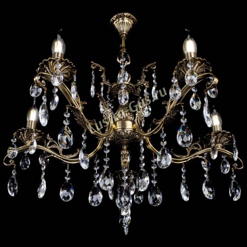 Люстра бронзовая Милана №5/2 журавлик в Ижевске Гусь Хрустальный