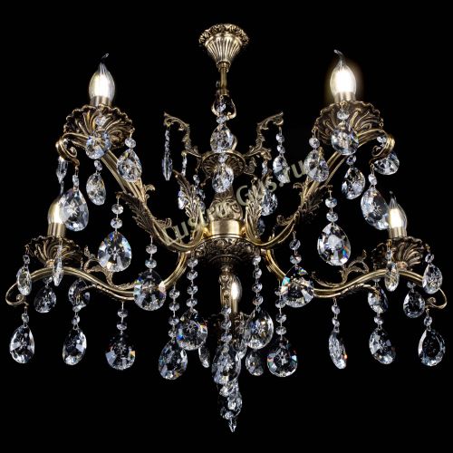 Люстра бронзовая Милана №5/2 звездочка в Ижевске Гусь Хрустальный