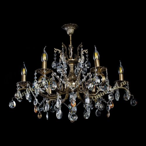 Люстра бронзовая Милана №6 Звездочка в Ижевске Гусь Хрустальный