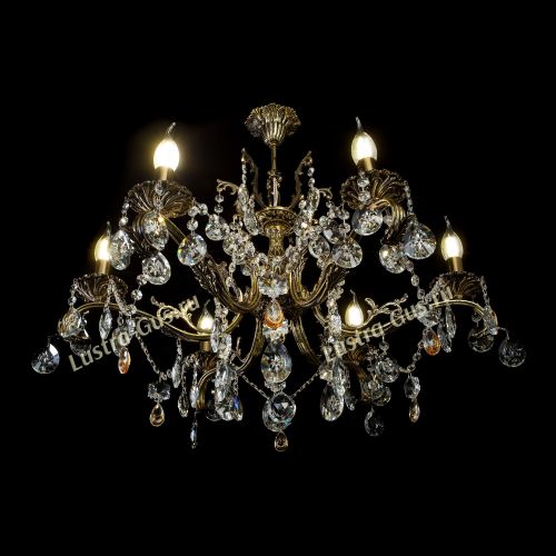 Люстра бронзовая Милана №6 Звездочка в Ижевске Гусь Хрустальный