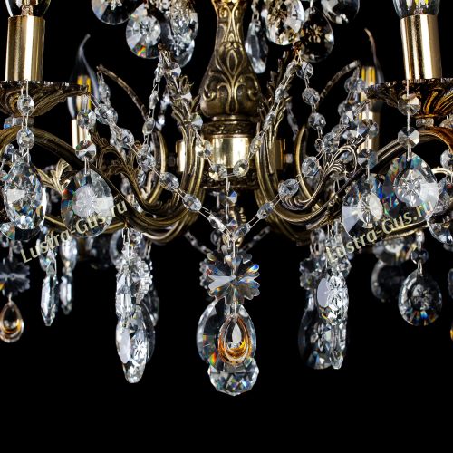 Люстра бронзовая Милана №6 Звездочка в Ижевске Гусь Хрустальный