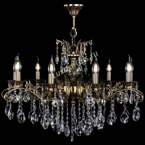 Люстра бронзовая Милана №9/2 баден в Ижевске Гусь Хрустальный