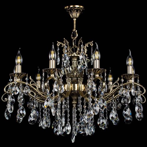 Люстра бронзовая Милана №9/2 баден в Ижевске Гусь Хрустальный