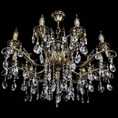 Люстра бронзовая Милана №9/2 баден в Ижевске Гусь Хрустальный