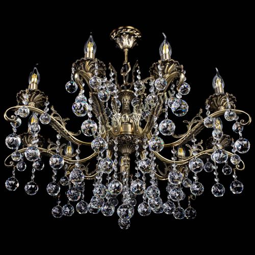 Люстра бронзовая Милана №9/2 шар в Ижевске Гусь Хрустальный