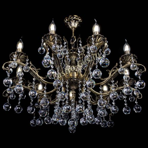 Люстра бронзовая Милана №9/2 шар в Ижевске Гусь Хрустальный