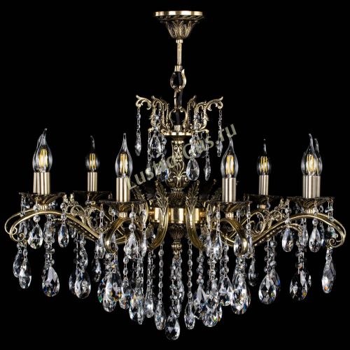 Люстра бронзовая Милана №9/2 журавлик в Ижевске Гусь Хрустальный