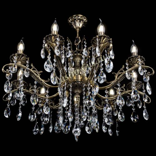 Люстра бронзовая Милана №9/2 журавлик в Ижевске Гусь Хрустальный