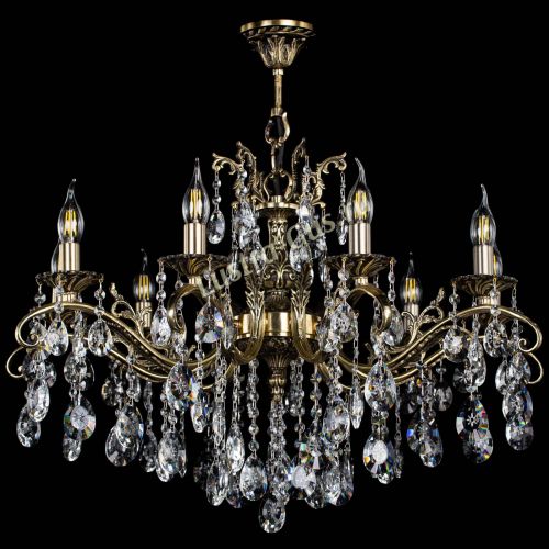 Люстра бронзовая Милана №9/2 звездочка в Ижевске Гусь Хрустальный