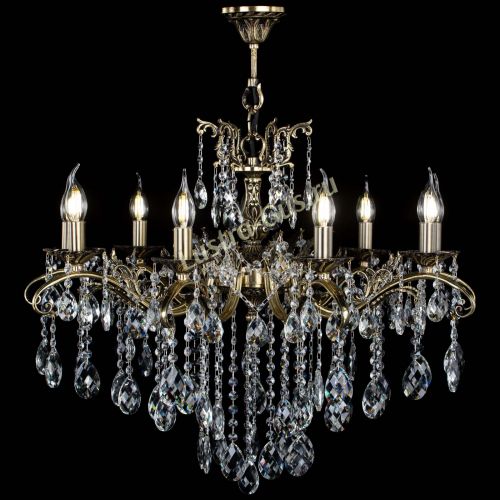 Люстра бронзовая Милана №9 баден в Ижевске Гусь Хрустальный