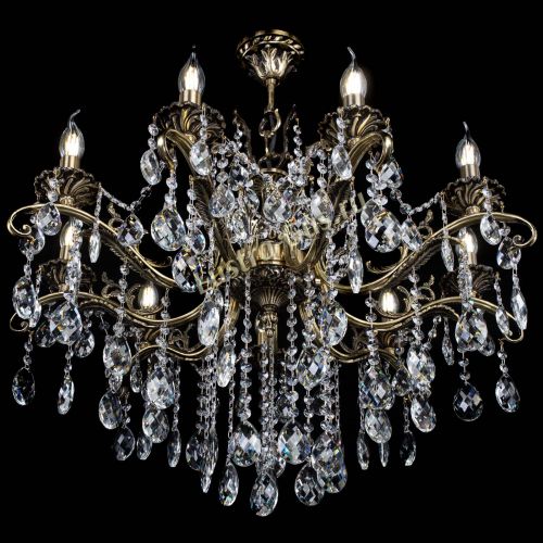 Люстра бронзовая Милана №9 баден в Ижевске Гусь Хрустальный