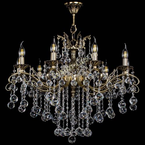 Люстра бронзовая Милана №9 шар в Ижевске Гусь Хрустальный