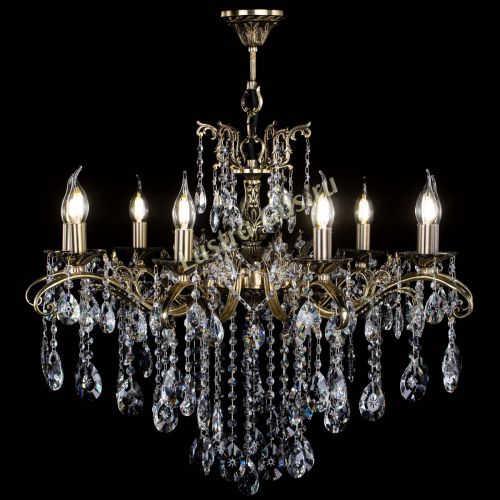 Люстра бронзовая Милана №9 звездочка в Ижевске Гусь Хрустальный