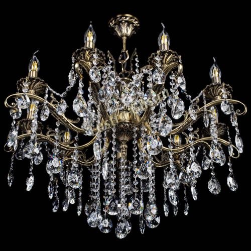 Люстра бронзовая Милана №9 звездочка в Ижевске Гусь Хрустальный