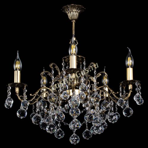 Люстра бронзовая Муза №5 шар в Ижевске Гусь Хрустальный