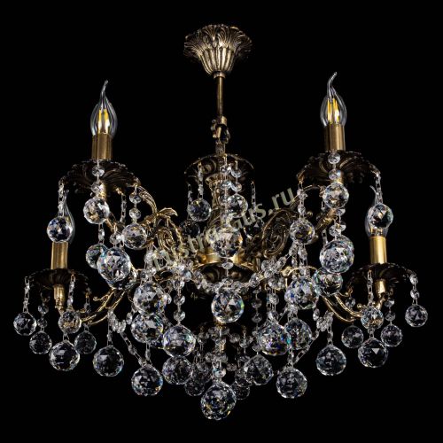 Люстра бронзовая Муза №5 шар в Ижевске Гусь Хрустальный