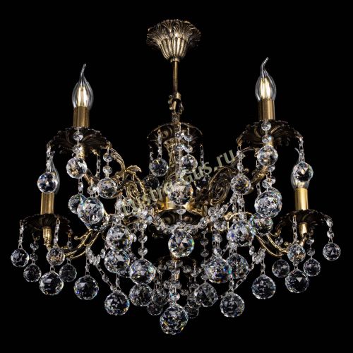 Люстра бронзовая Муза №5 шар в Ижевске Гусь Хрустальный