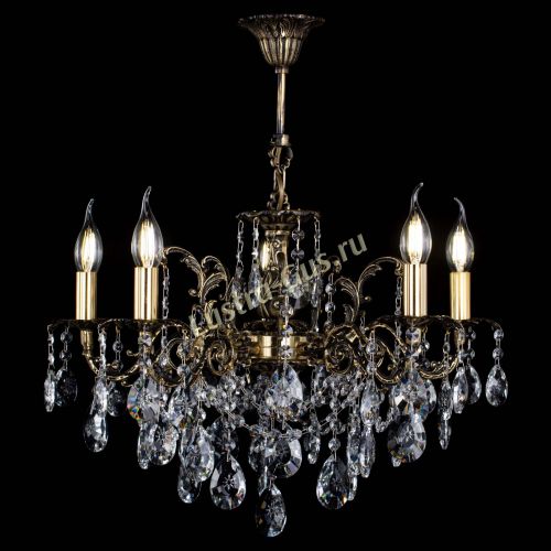 Люстра бронзовая Муза №5 звездочка в Ижевске Гусь Хрустальный