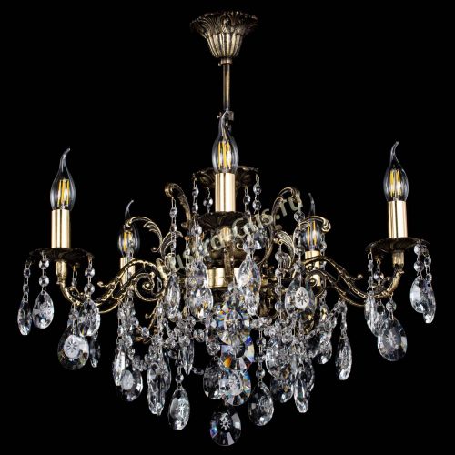 Люстра бронзовая Муза №5 звездочка в Ижевске Гусь Хрустальный