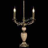 Бронзовая настольная лампа Антик №2 с камнем в Ижевске Бронзовая настольная лампа Антик №2 с камнем в Ижевске