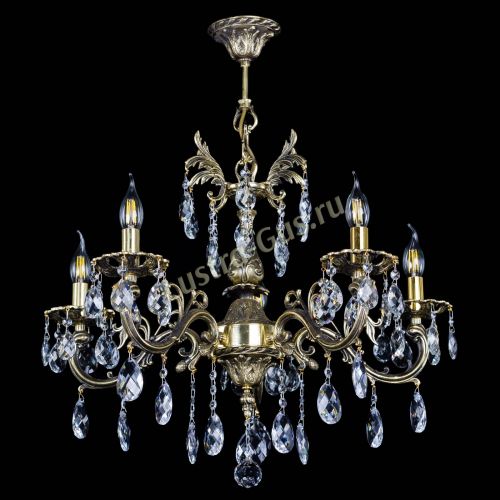 Люстра бронзовая Олимпия №5/1 баден в Ижевске Гусь Хрустальный