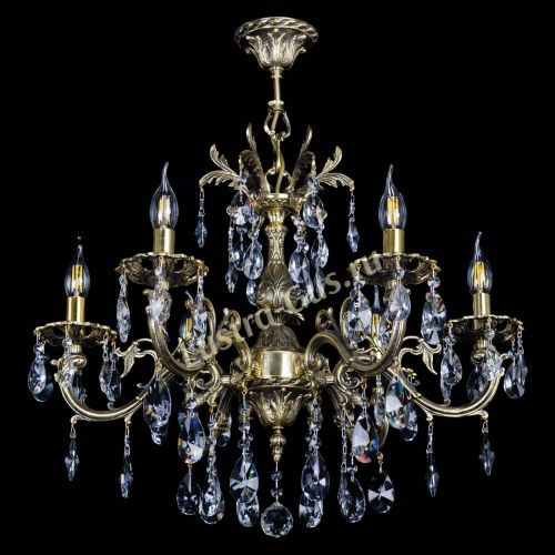 Люстра бронзовая Олимпия №6/1 лучик в Ижевске Гусь Хрустальный