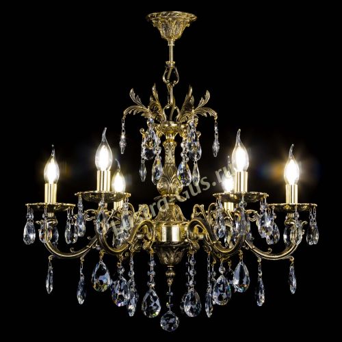 Люстра бронзовая Олимпия №6/1 журавлик в Ижевске Гусь Хрустальный