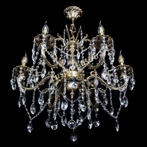 Люстра бронзовая Олимпия №6/3 лучик в Ижевске Гусь Хрустальный