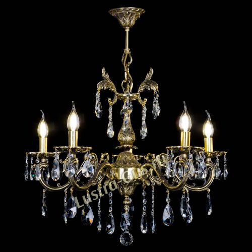 Люстра бронзовая Олимпия №5/1 лучик в Ижевске Гусь Хрустальный