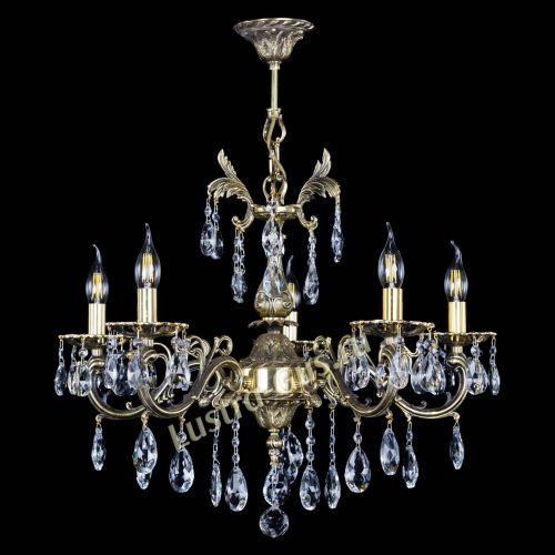 Люстра бронзовая Олимпия №5/1 журавлик в Ижевске Гусь Хрустальный