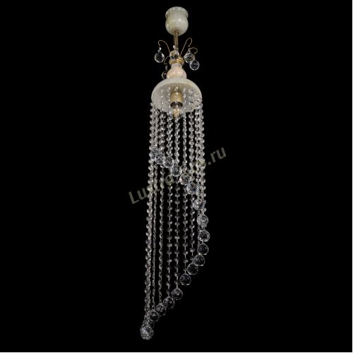 Люстра бронзовая Оникс №1/2 шар в Ижевске Гусь Хрустальный