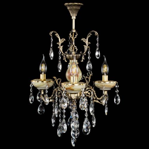 Люстра бронзовая Оникс №3/1 баден в Ижевске Гусь Хрустальный