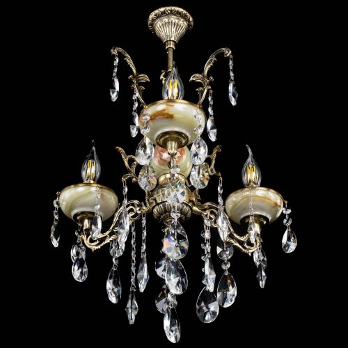 Люстра бронзовая Оникс №3/1 лучик в Ижевске Гусь Хрустальный