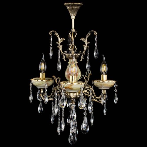 Люстра бронзовая Оникс №3/1 журавлик в Ижевске Гусь Хрустальный