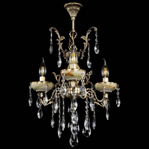 Люстра бронзовая Оникс №3/1 журавлик в Ижевске Гусь Хрустальный