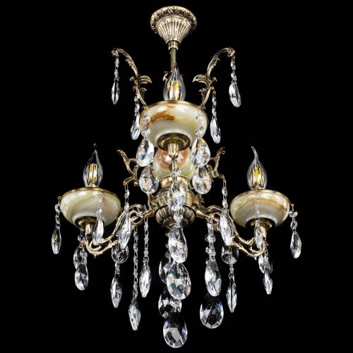 Люстра бронзовая Оникс №3/1 журавлик в Ижевске Гусь Хрустальный