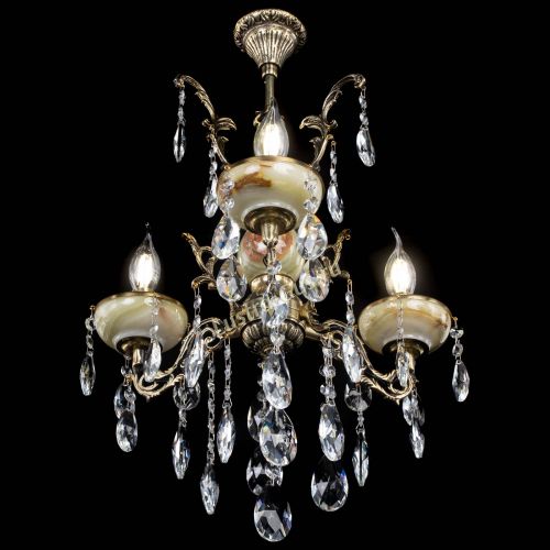 Люстра бронзовая Оникс №3/1 журавлик в Ижевске Гусь Хрустальный