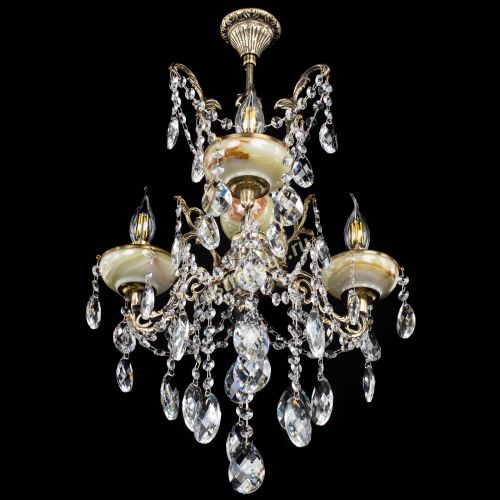 Люстра бронзовая Оникс №3/2 баден в Ижевске Гусь Хрустальный