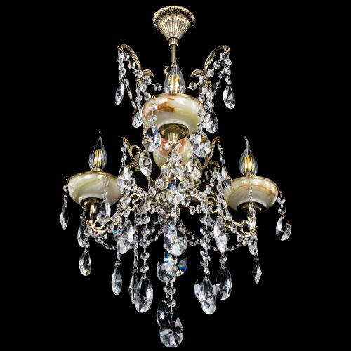 Люстра бронзовая Оникс №3/2 лучик в Ижевске Гусь Хрустальный