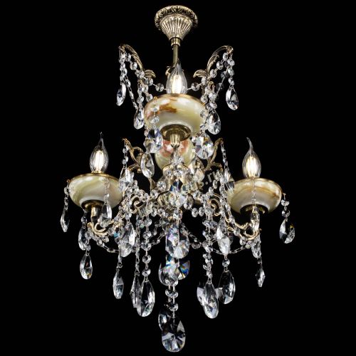 Люстра бронзовая Оникс №3/2 лучик в Ижевске Гусь Хрустальный