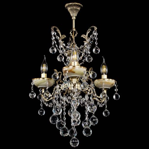 Люстра бронзовая Оникс №3/2 шар в Ижевске Гусь Хрустальный