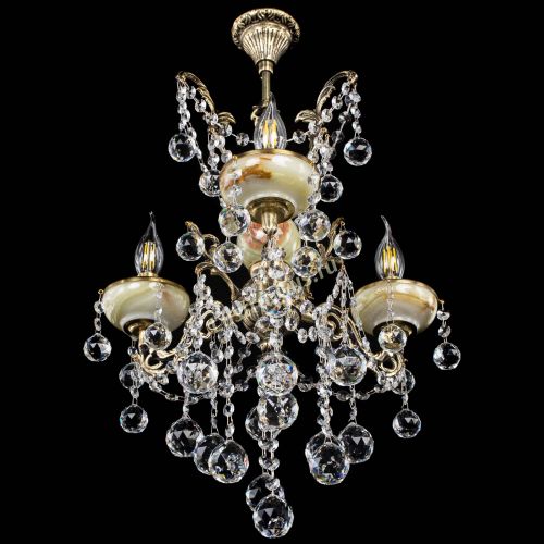 Люстра бронзовая Оникс №3/2 шар в Ижевске Гусь Хрустальный