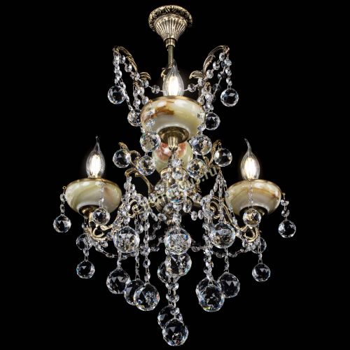 Люстра бронзовая Оникс №3/2 шар в Ижевске Гусь Хрустальный