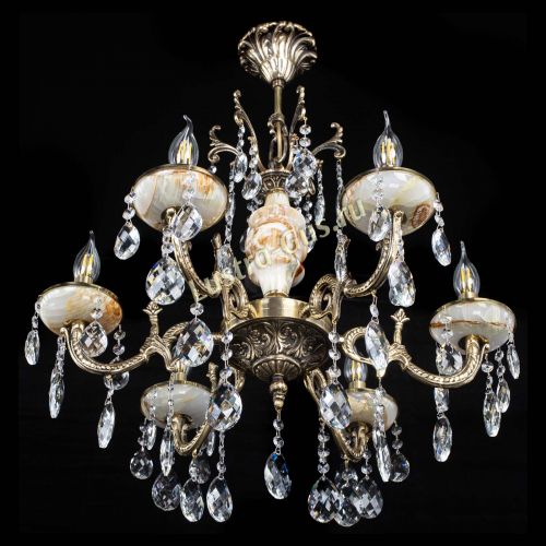 Люстра бронзовая Оникс №6/1 баден в Ижевске Гусь Хрустальный