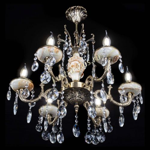 Люстра бронзовая Оникс №6/1 баден в Ижевске Гусь Хрустальный